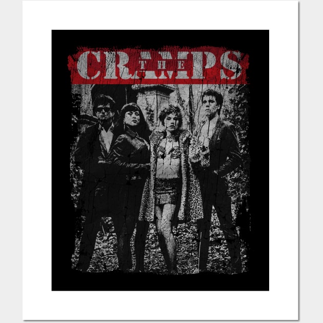 TEXTURE ART - the cramps Band Wall Art by ZiziVintage